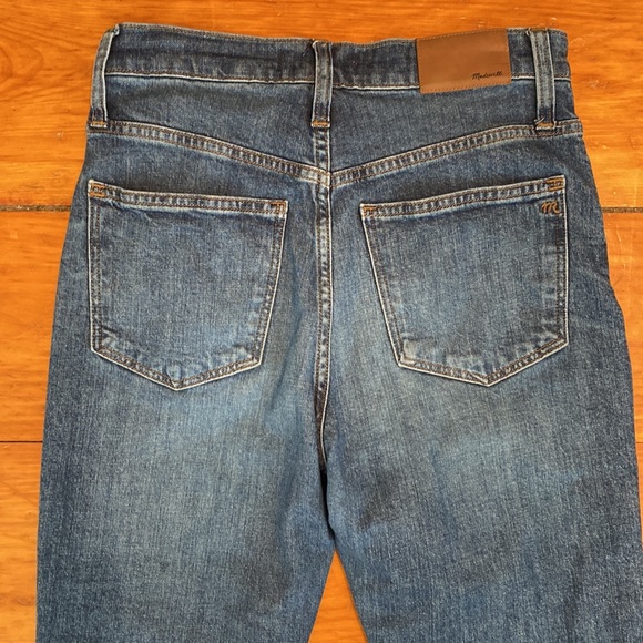 Madewell High Rise Slim Boyjean Size 25 - Picture 5 of 15